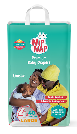 Nipnap Diapers High Count Maxi 40 Pieces